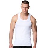 Sedef Yıldızı 1051 Erkek Ribana Sporcu Rambo Atlet 6'lı Paket (Beyaz, XL)