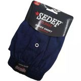 Sedef Yıldızı Erkek Düğmeli Penye Boxer 1094 - 6 Adet - 2XL - Lacivert