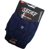 Sedef Yıldızı Erkek Düğmeli Penye Boxer 1094 - 6 Adet - XL - Lacivert
