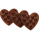 Sedipiitous 3pcs Kalp Şekli Silikon Kalıplar Çikolata Yapımı, Jöle, Puding ve El Yapımı Sabun, Yaz Için Kalp Buz Karesi Kalıplar (Yurt Dışından) - Açık Beyaz