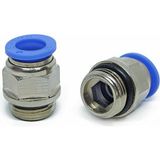 Sedir 1 / 2" - 8 Pnömatik Rakor Bağlantı Nipel PC08-G04 10 Adet