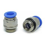Sedir 3 / 8" - 10 Pnömatik Rakor Bağlantı Nipel PC10-G03 10 Adet