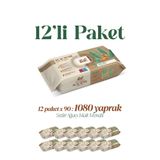 Sedir Ağacı Kokulu Islak Mendil 12x90 lı Paket 1080Yaprak Doğal Esans , Geri Dönüştürülebilir Kumaş