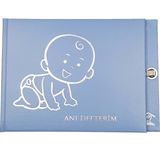 Sedir Defter Anı Defteri Serisi Mavi 19x27 cm Düz Defter