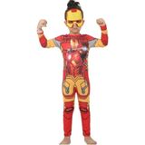 Sedirli Demir Adam Ironman Çocuk Kostüm - XL - Renkli