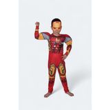 Sedirli Kaslı Demir Adam Ironman Kaslı Dolgulu Çocuk Kostüm Maskeli - Renkli - 7 - 8 Yaş