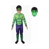 Sedirli Maskeli Hulk Çocuk Kostümü -- 2 Maskeli (473050637)