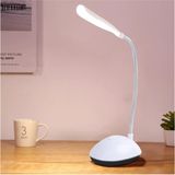 Sedoa Portatif Taşınabilir Pilli Masa Lambası Beyaz LED Işıklı Mini Masa Lambası - 1BW-Beyaz