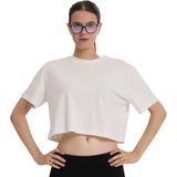 Sedona Cropped Kadın Beyaz Günlük Stil T-Shirt 25KK1034-KBYZ - M