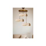 Sedra Handmade Üçlü Karbon Beton Avize