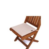 Seduna Krem Remini Kumaş Sandalye Minderi 39x39x3 cm