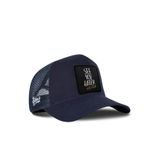 See You Later Never Logolu Lacivert Trucker Şapka