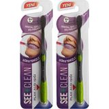 See+Clean Işıklı Yeşil 2 Adet Diş Fırçası