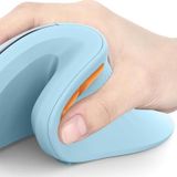 Seenda Ergonomik Kablosuz Dikey Mouse, Bluetooth 4.0+USB - Gök Mavisi