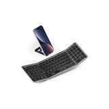 Seenda Seeda Tuş Takımlı Katlanabilir Bluetooth Klavye Black And Dark Grey