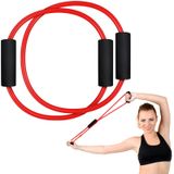 Seenelling Ev Pilates Barre Egzersiz için Barre Çift Tüp Kırmızı Direnç Bandı Egzersiz Tüpleri