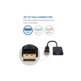 SEENERGY Displayport To Vga Çevirici Adaptör Display Port Display Port Dp Vga Pc Dizüstü Hdtv Monitör SE-DP3