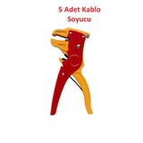SEENERGY Kablo Sıyırma Pensesi 0.2-6mm Kablo Soyucu Kablo Soyma Pensesi Kablo Sıyırıcı Kesici Pense 5 ADET