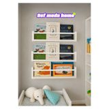 Sef moda 60 cm 3’lü mdf’lam montessori raf&kitaplık beyaz