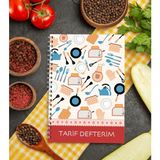 Şef Seti / Tarif Defteri / To-Do Lıst / Yemek Tarif Defteri/ 100 Sayfa Spiralli