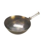 Şef Wok Tava 34- cm Çelik Tava Şef Tava Paslanmaz Çelik Tava