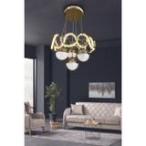 Sefa 4 Toplu Modern Sarkıt LED Avize - Gold - 1