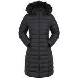 Sefa Merve Kadın Kapüşonlu Fermuarlı Şişme Mont 0168-02 Siyah Modern Stil - 38