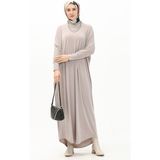 Sefa Merve Yarasa Kol Salaş Elbise 2000-13 Taş - Standart