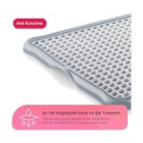 Sefa Ticaret 44X35 cm Plastik Bulaşık Süzgeci Mat Izgara Süzgeçli Süzmatik Tezgah Üstü Bulaşık Kurutmalık Büyük Boy Mutfak Süzgeci (Asorti Renk) - 0,5 x 7 cm