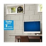 Sefa Ticaret Honeywell Turboforce Turbo Vantilatör HT900NE4 Sessiz Soğutma, 90 Dereceye Kadar Ayarlanabilir Eğim Açısı, 3 Hız Ayarı, Duvara Montaj, Masa Vantilatörü - Mavi