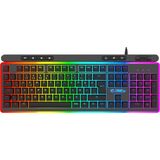 Sefa Ticaret K1 360° Özelleştirilebilir Rgb & Yazılımlı Full Membran 104+7 Tuşlu Ekstra Multimedya/rollover Ses Kontrol Mekanizmalı Gaming Klavye