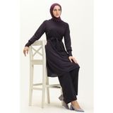 Sefamerve 0690-02 Mor Kadın Tunik Pantolon İkili Takım