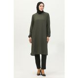 Sefamerve 1692-06 Haki Kadın Tunik