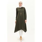 Sefamerve 2323-03 Haki Kadın Tunik