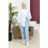 Sefamerve 3006-02 Buz Mavisi Kadın Kot Pantolon