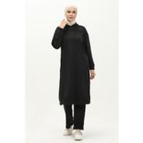 Sefamerve 3034-03 Siyah Kadın Mont