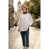 Sefamerve 4815-03 Vizon Kadın Gömlek