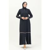 Sefamerve 5043-06 Lacivert Kadın Ferace