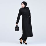 Sefamerve 5049-01 Siyah Ferace