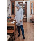 Sefamerve 6474-02 Mavi Kadın Tunik