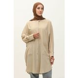Sefamerve 6480-17 Bej Kadın Tunik