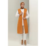 Sefamerve 8680-02 Hardal Kadın Yelek