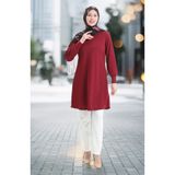 sefamerve Basic Tunik 1120-01 Bordo