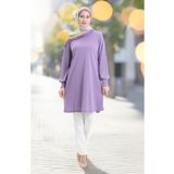 sefamerve Basic Tunik 1120-07 Lila