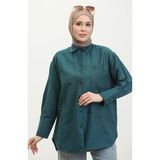 sefamerve Cepli Tunik 4805-05 Zümrüt Yeşili