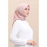 sefamerve Desenli Eşarp Flover-09 Pembe