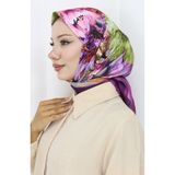 sefamerve Dijital Rayon Eşarp 70298-02 Mürdüm