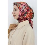 sefamerve Dijital Rayon Eşarp 70299-05 Bordo