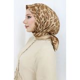 sefamerve Dijital Rayon Eşarp 70302-04 Sütlü kahve