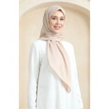 sefamerve Düz Kristal Eşarp 70252-37 Açık Bej